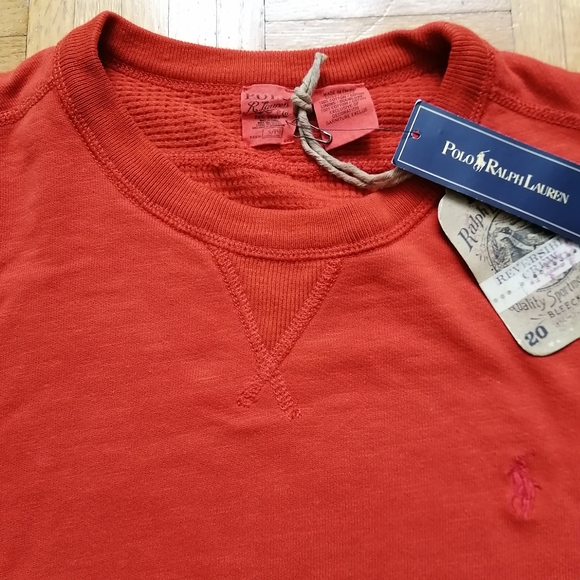 Polo Ralph Lauren Orange Sweater Small NWT - Picture 2 of 9